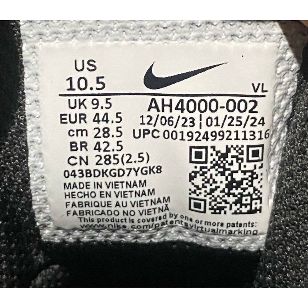 New Nike Men’s Sz 10.5 Force Savage Pro 2 Football Cleats Black White AH4000-002 - Picture 6 of 6